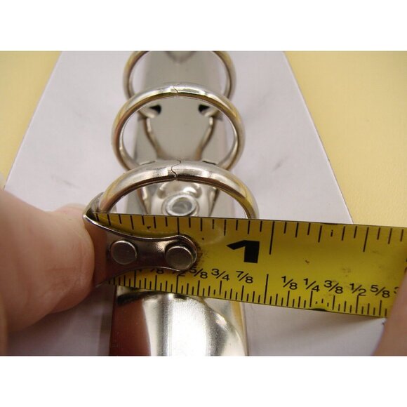 Skydue Planner Organizer Pale Yellow Leather 6 Ring Binder Budget Refillable NEW - Picture 11 of 11